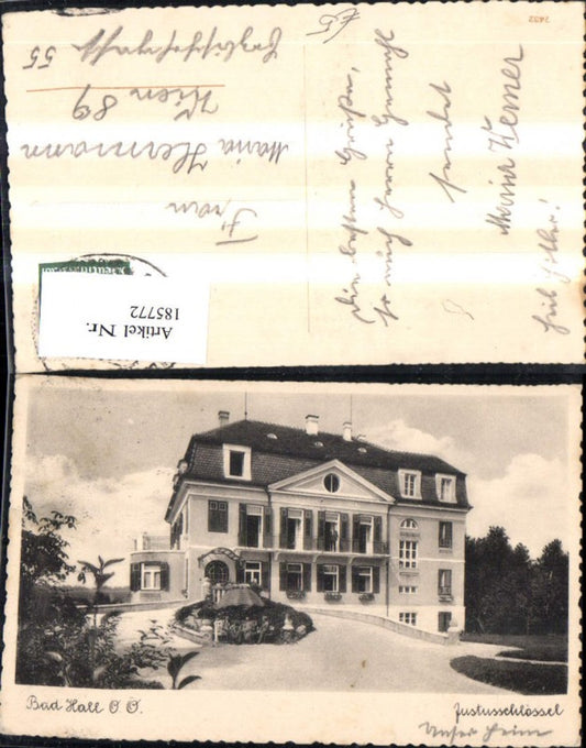 185772,Bad Hall Justusschlößl Foto Ak