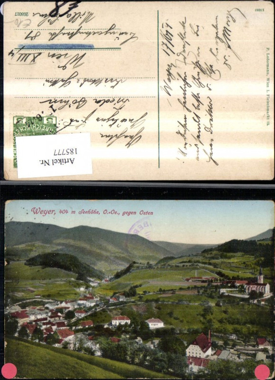 185777,Weyer a. d. Enns geg. Osten