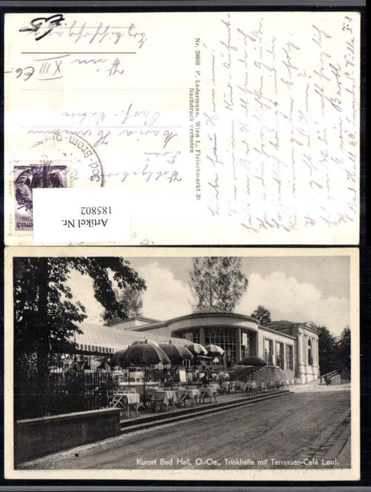 185802,Bad Hall Tinkhalle m. Terrassen Cafe Lauf