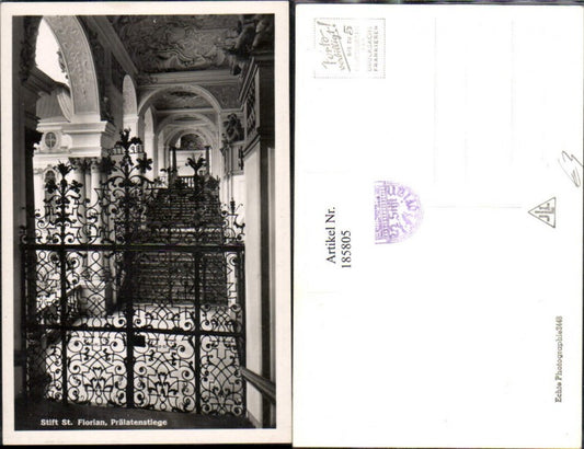 185805,St Florian Stift St Florian Prälatenstiege Foto Ak