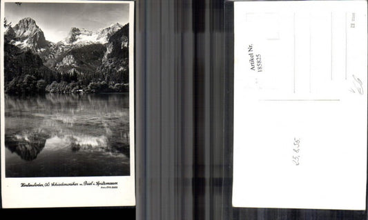 185825,Hinterstoder Schiederweiher m. Priel u. Spitzmauer pub Foto Oth 2082