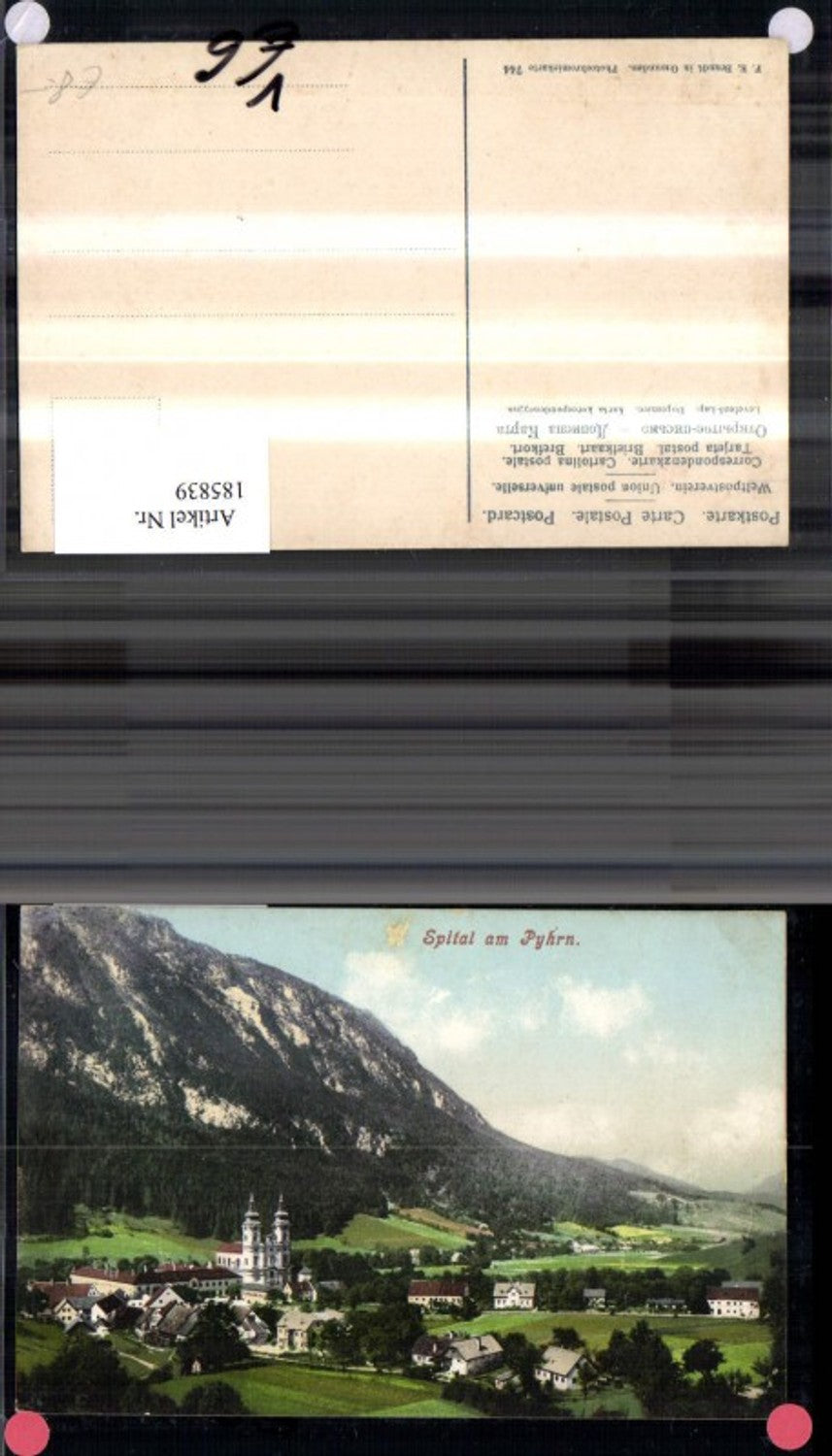 185839,Spital a. Pyhrn Totale pub F. E. Brandt 744
