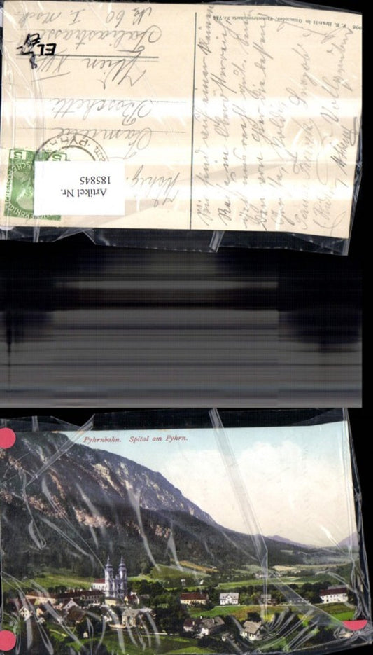 185845,Spital a. Pyhrn Pyhrnbahn Eisenbahnlinie pub F. E. Brandt 744