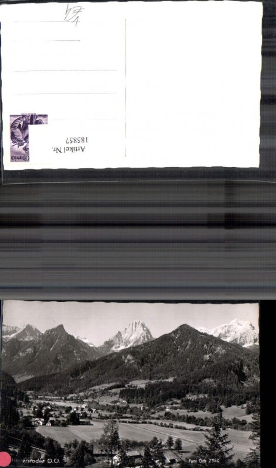 185857,Hinterstoder Foto Ak Totale pub Foto Oth 2340