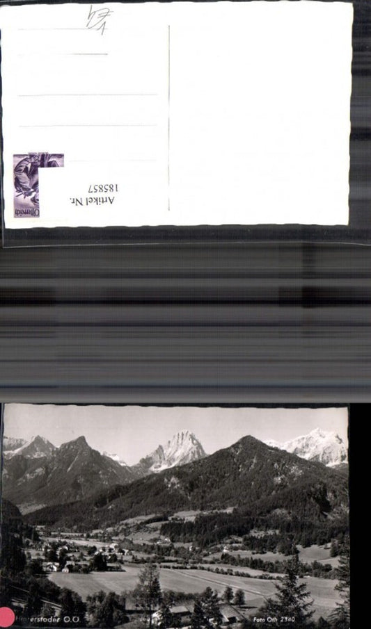 185857,Hinterstoder Foto Ak Totale pub Foto Oth 2340