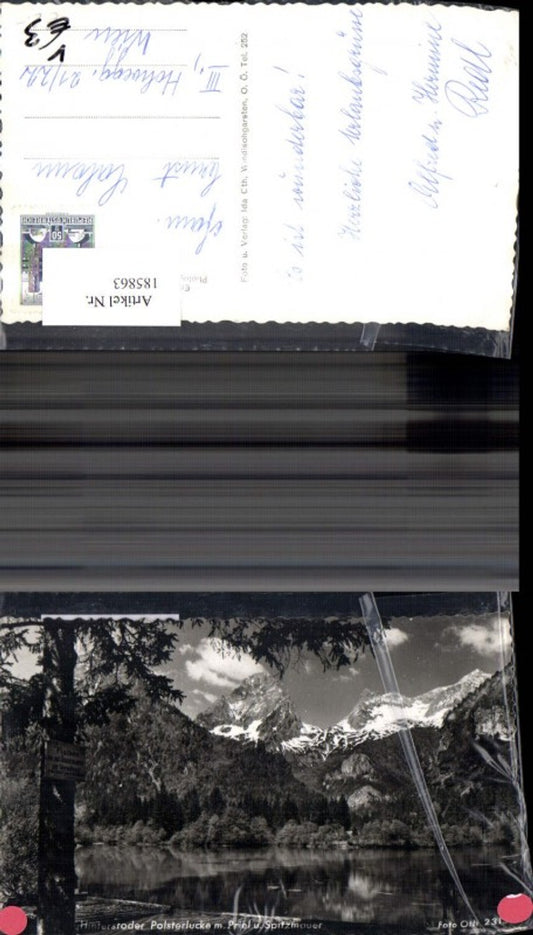 185863,Hinterstoder Polsterlucke m. Priel u. Spitzmauer pub Foto Oth 2313