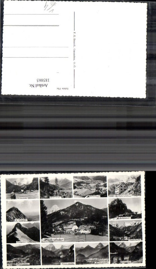 185865,Hinterstoder Mehrbild Ak pub F. E. Brandt