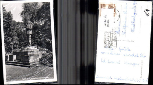 185876,Linz Stelzhamerdenkmal Statue