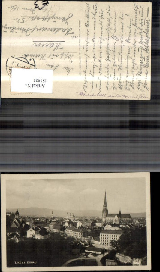 185924,Linz a. d. Donau Teilansicht