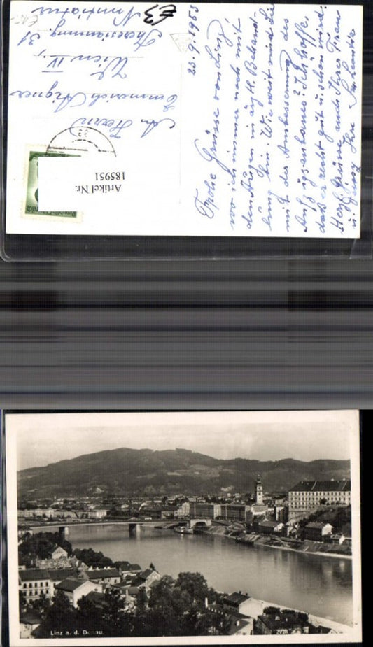 185951,Linz a. d. Donau Teilansicht