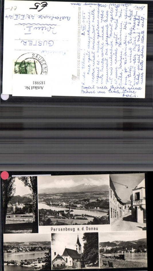 185981,Persenbeug a. d. Donau Mehrbild Ak