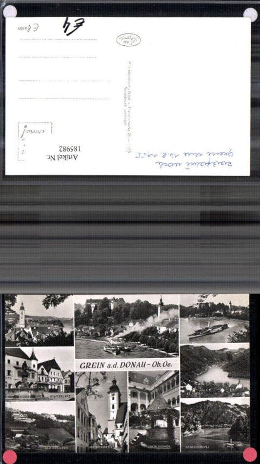 185982,Grein a. d. Donau Mehrbild Ak