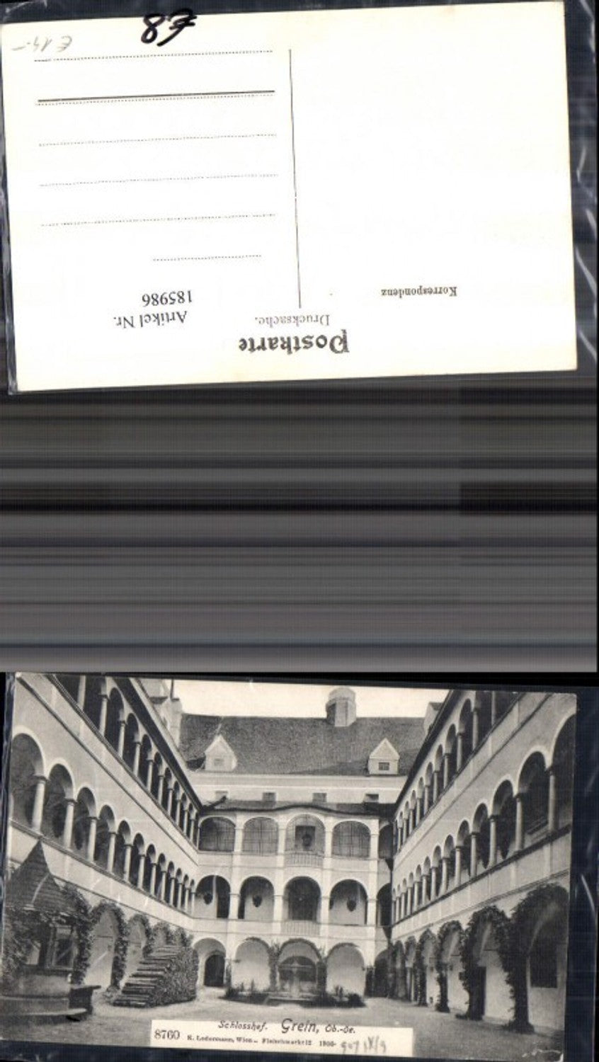 185986,Grein Schloss Greinburg Schlosshof