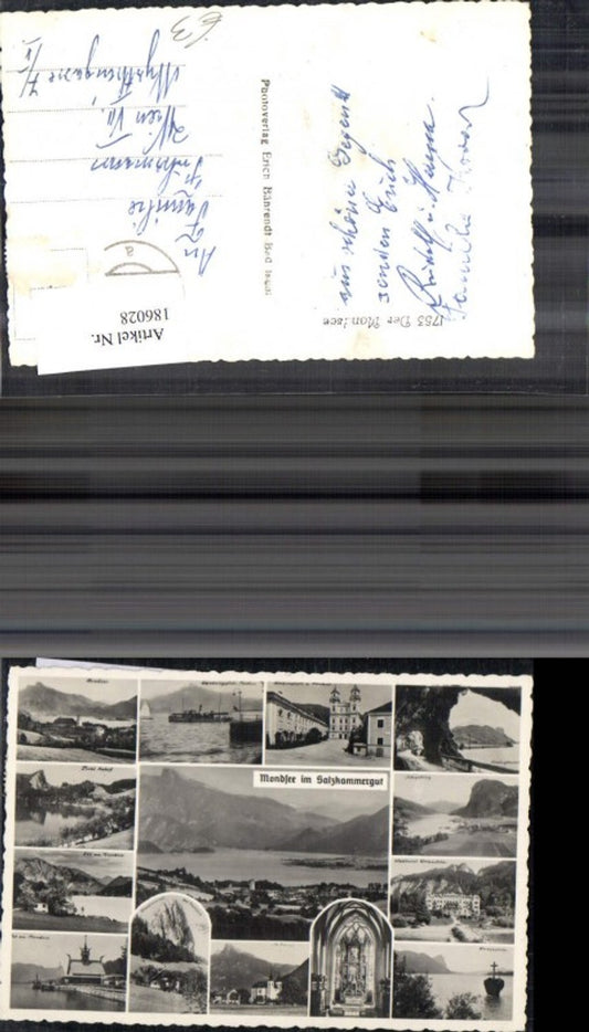 186028,Mondsee i. Salzkammergut Mehrbild Ak