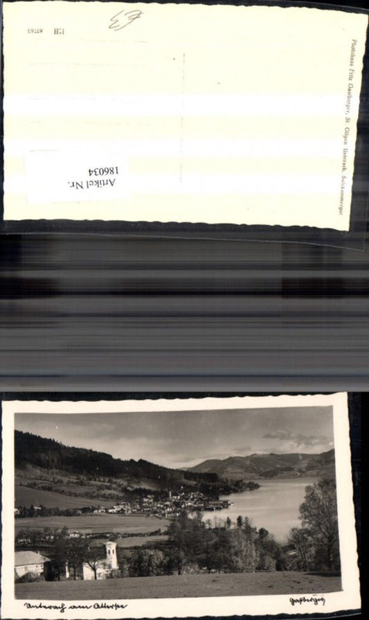 186034,Unterach a. Attersee Foto Ak