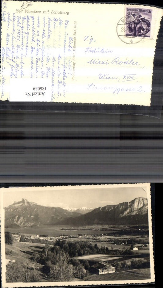 186039,Mondsee m. Schafberg