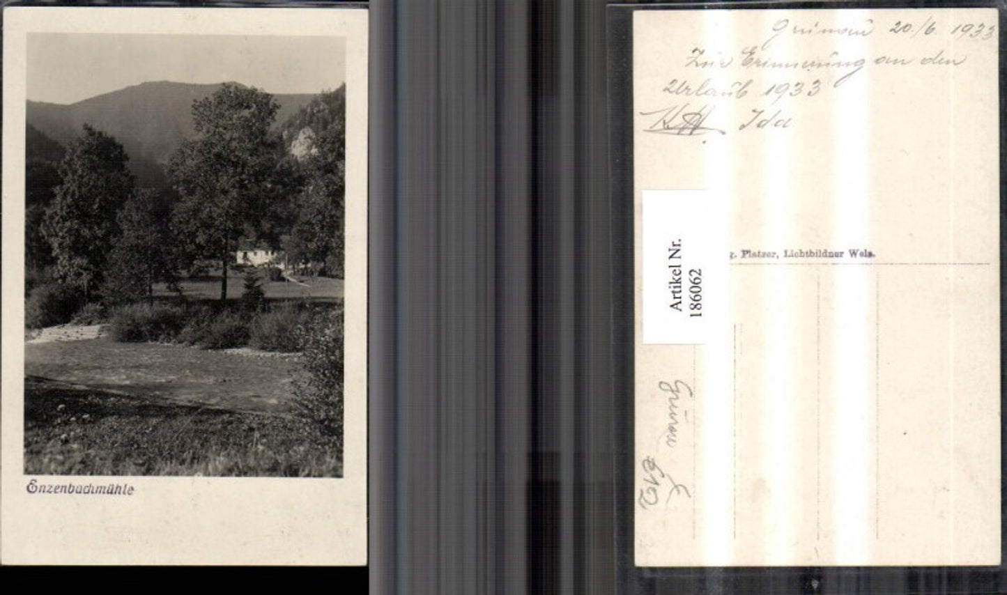 186062,Enzenbachmühle Mühle b. Grünau