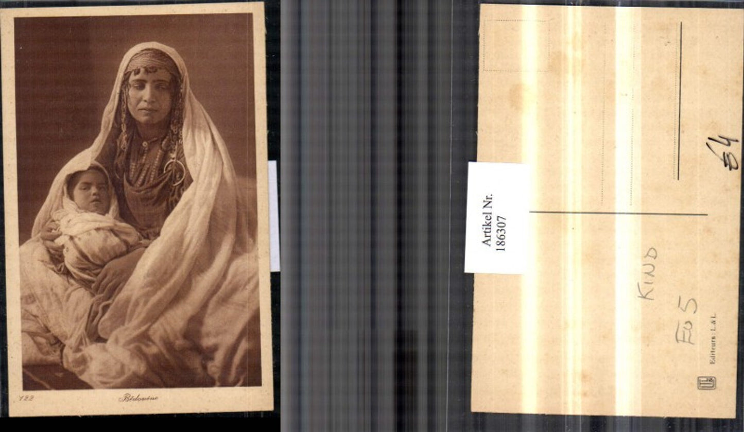 186307,Bedouine Frau m. Kind