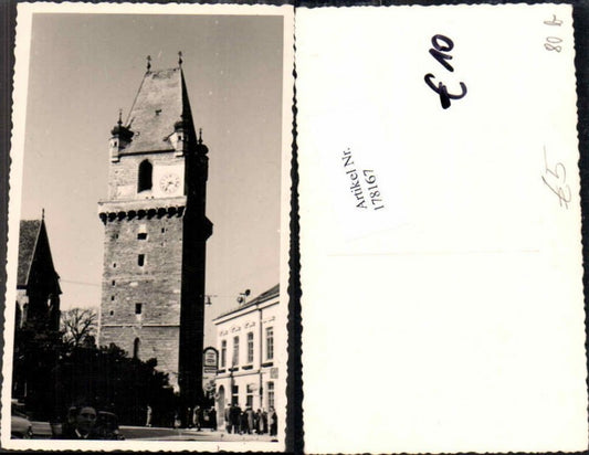 178167,FotoAK Perchtoldsdorf Kirche Platz