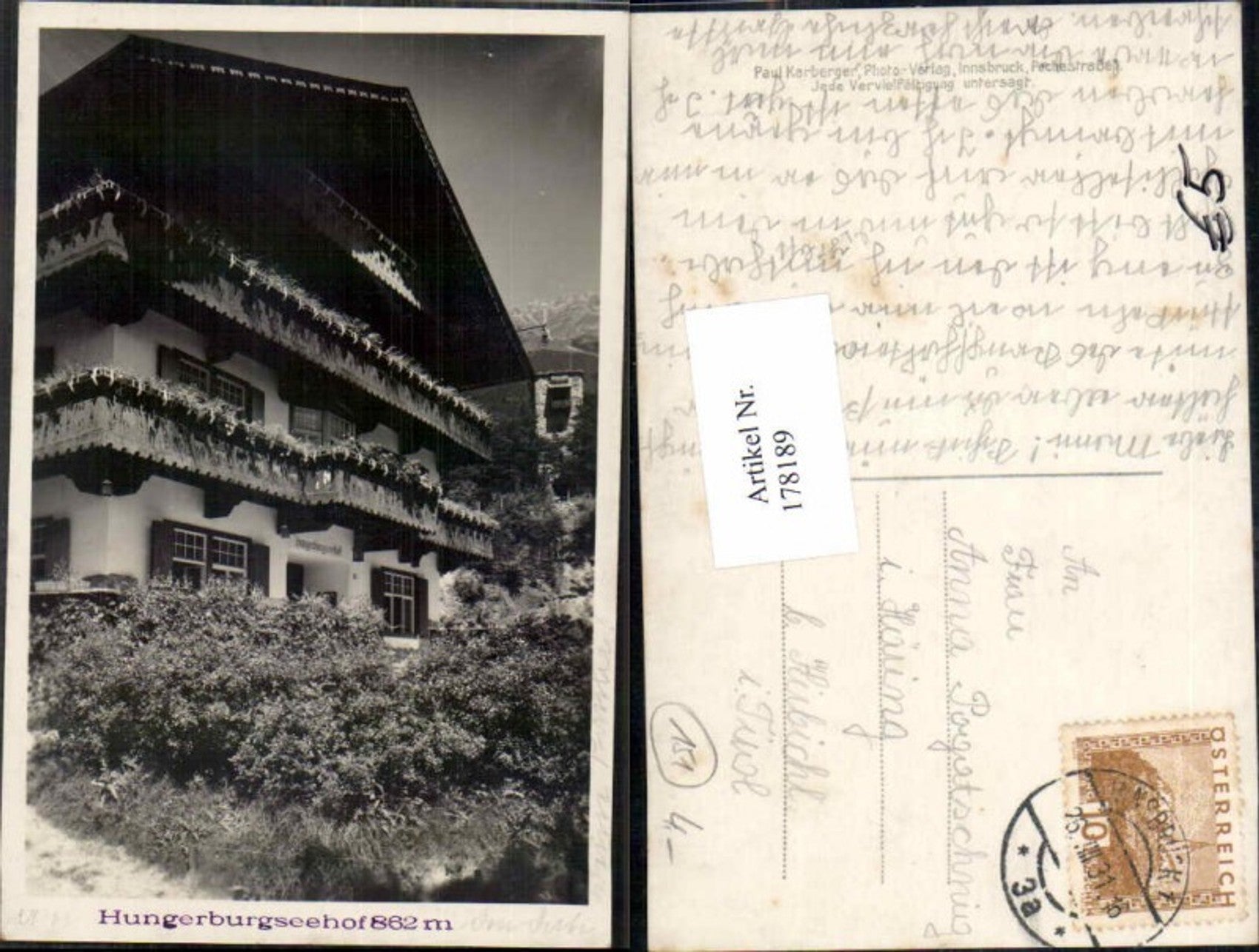 Alte Ansichtskarte – Old Postcard