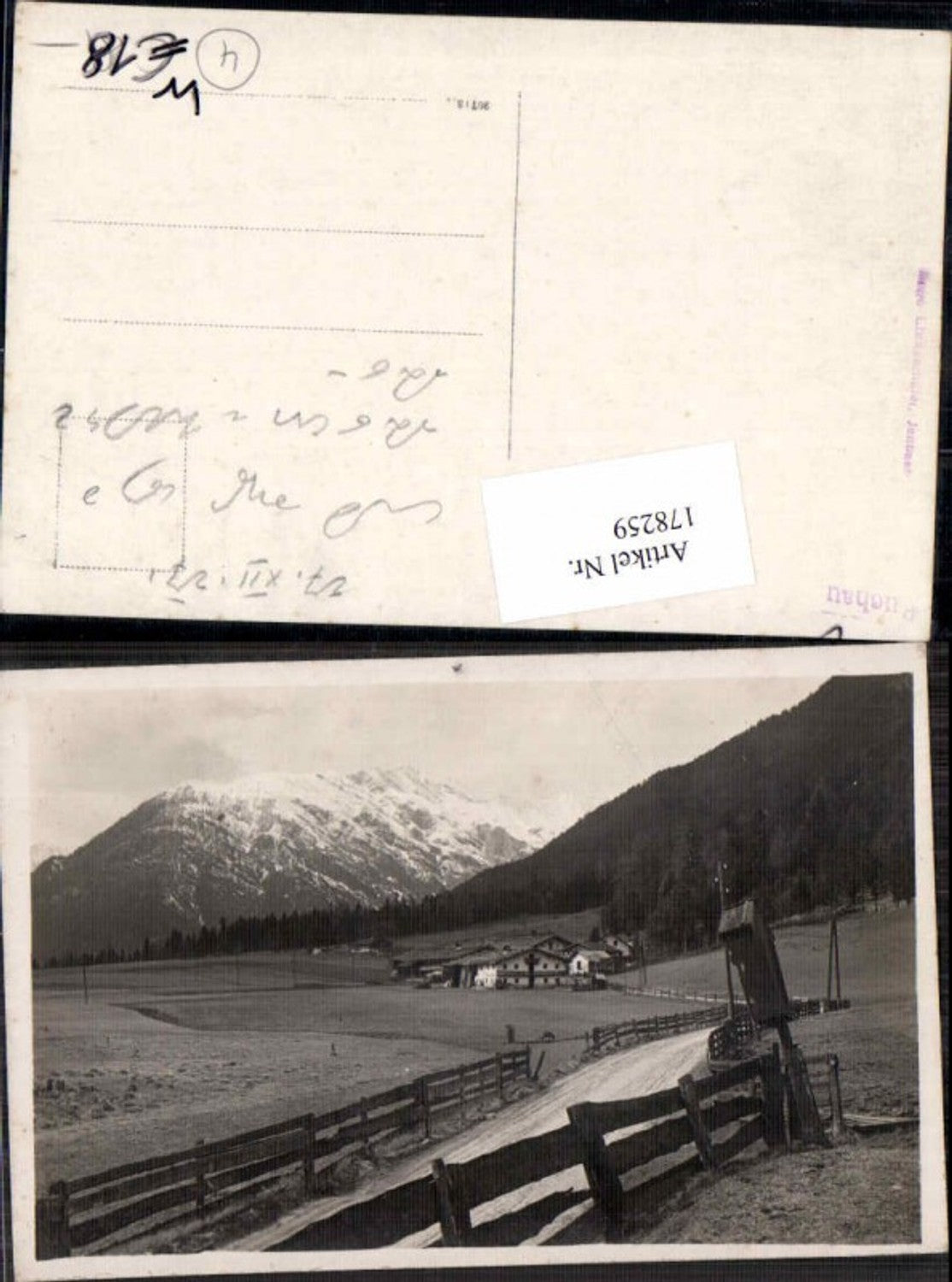 Alte Ansichtskarte – Old Postcard