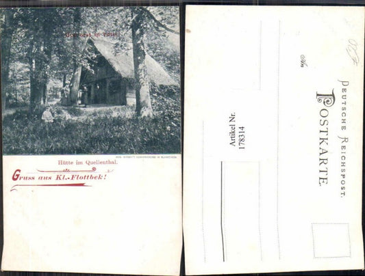 178314, Greetings from Kl. Flottbek Hut in Quellental, Hamburg