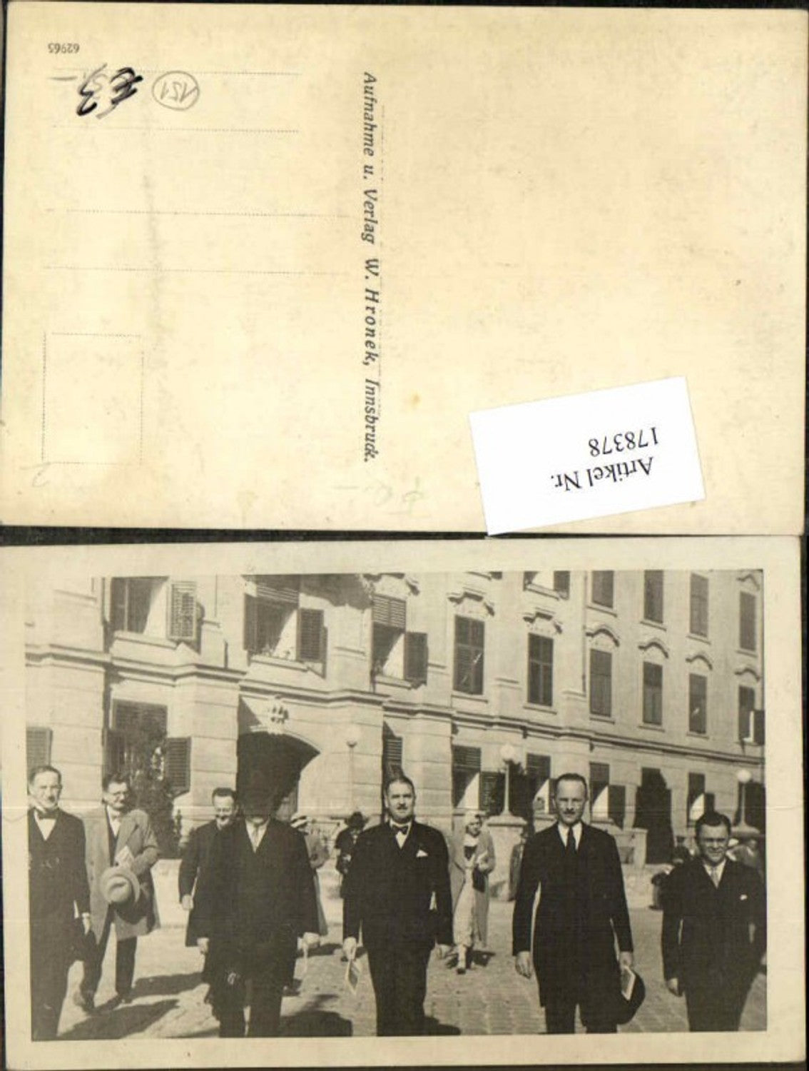 178378,FotoAK Innsbruck Politik Hohe Staatsbeamte