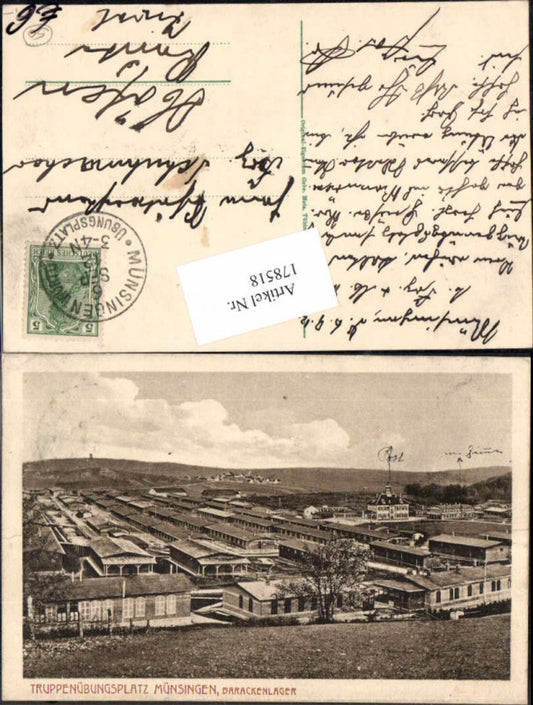 178518, Münsingen military training area, barracks camp