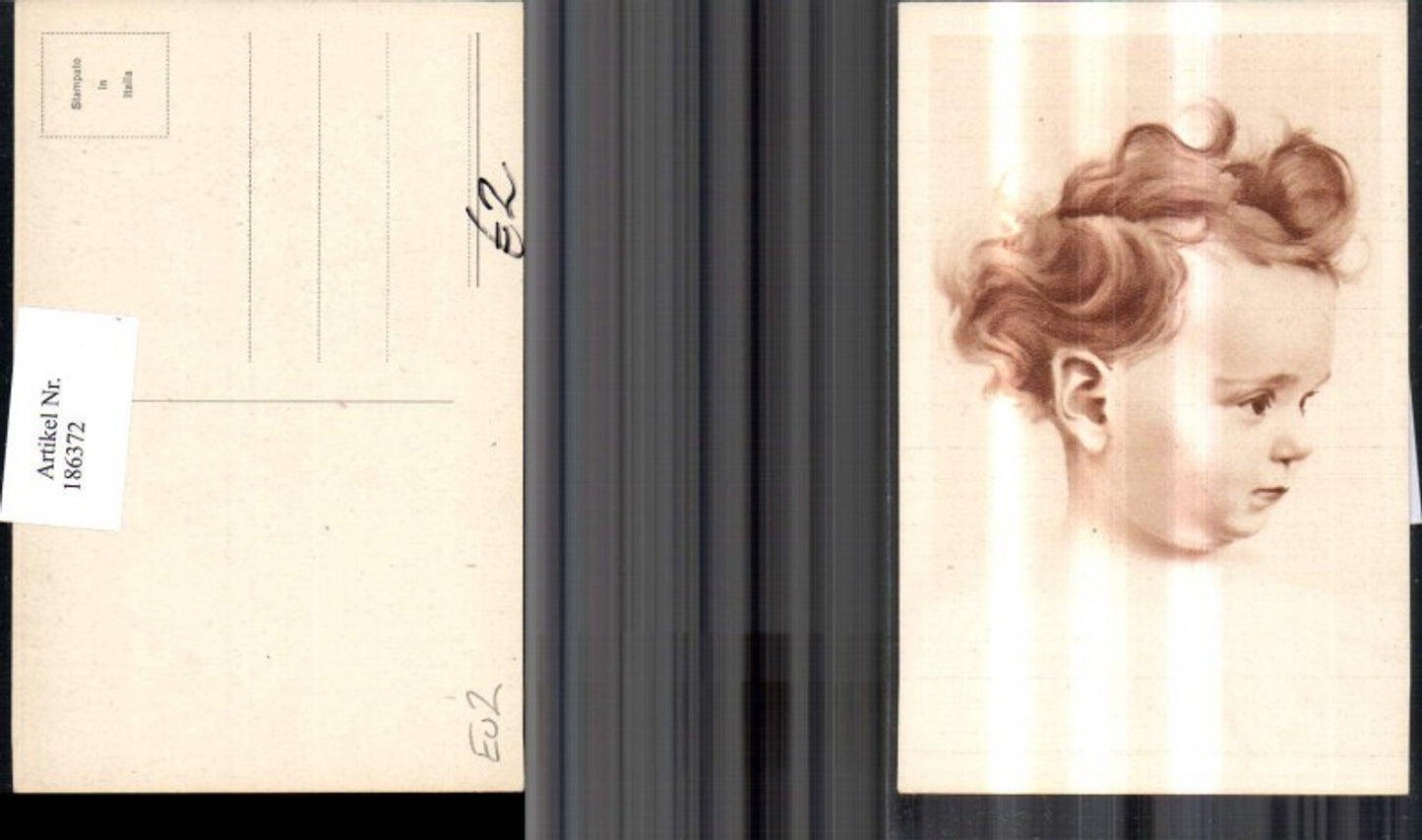 186372, Child portrait, side view