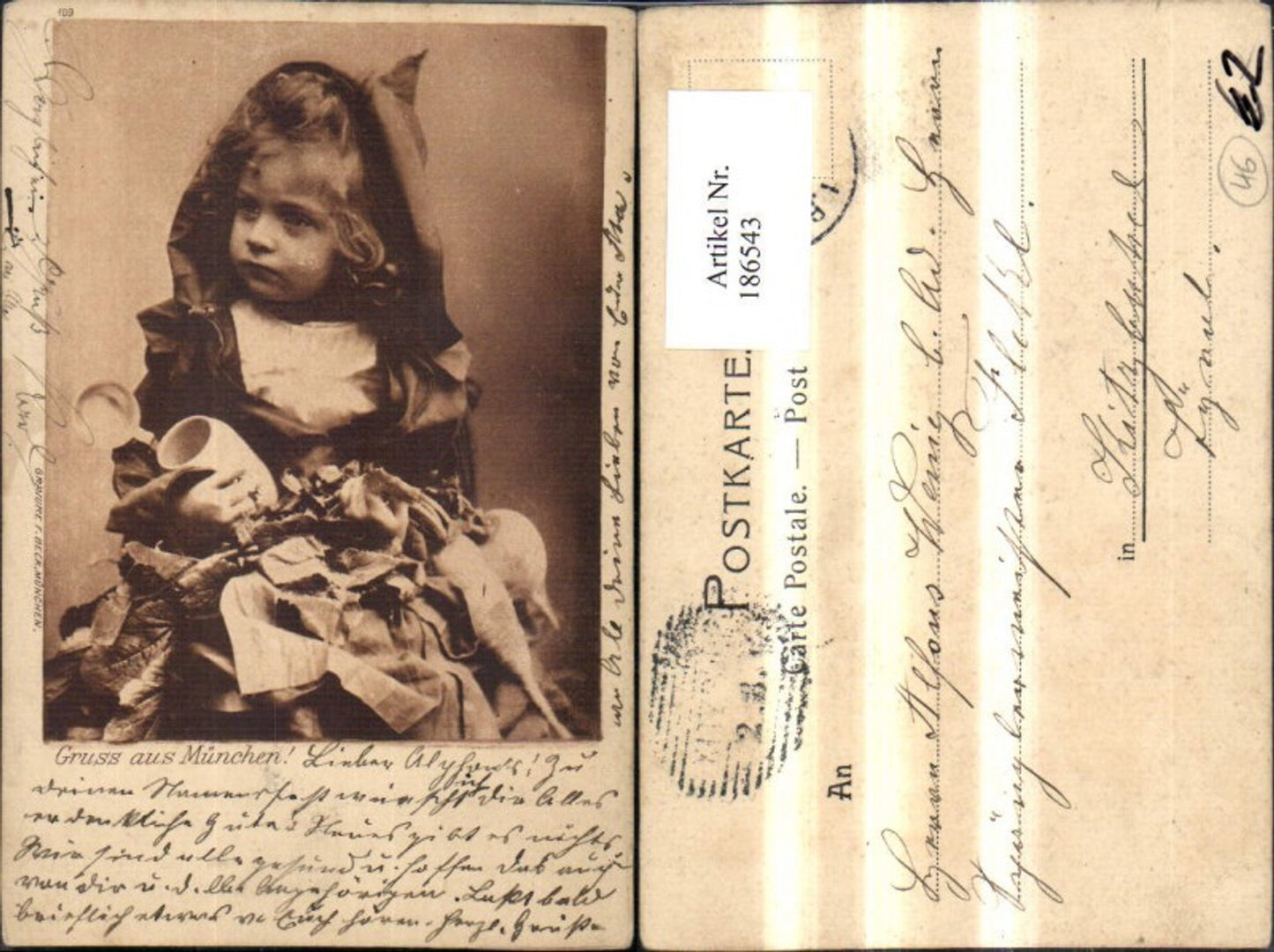 186543,München Mädchen Bierkrug Bier Rettich