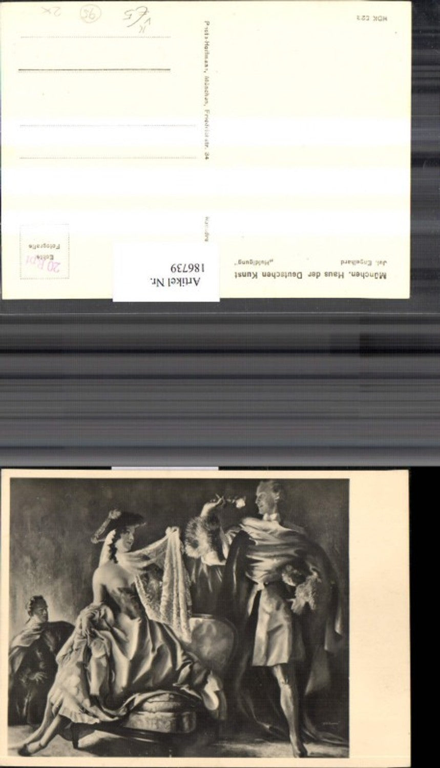 186739,Haus der Deutschen Kunst HDK 522 Huldigung sign. Jul. Engelhard pub Hoffmann