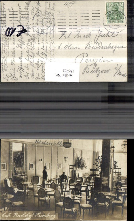 186953, Hamburg Cafe Reichshof Interior view