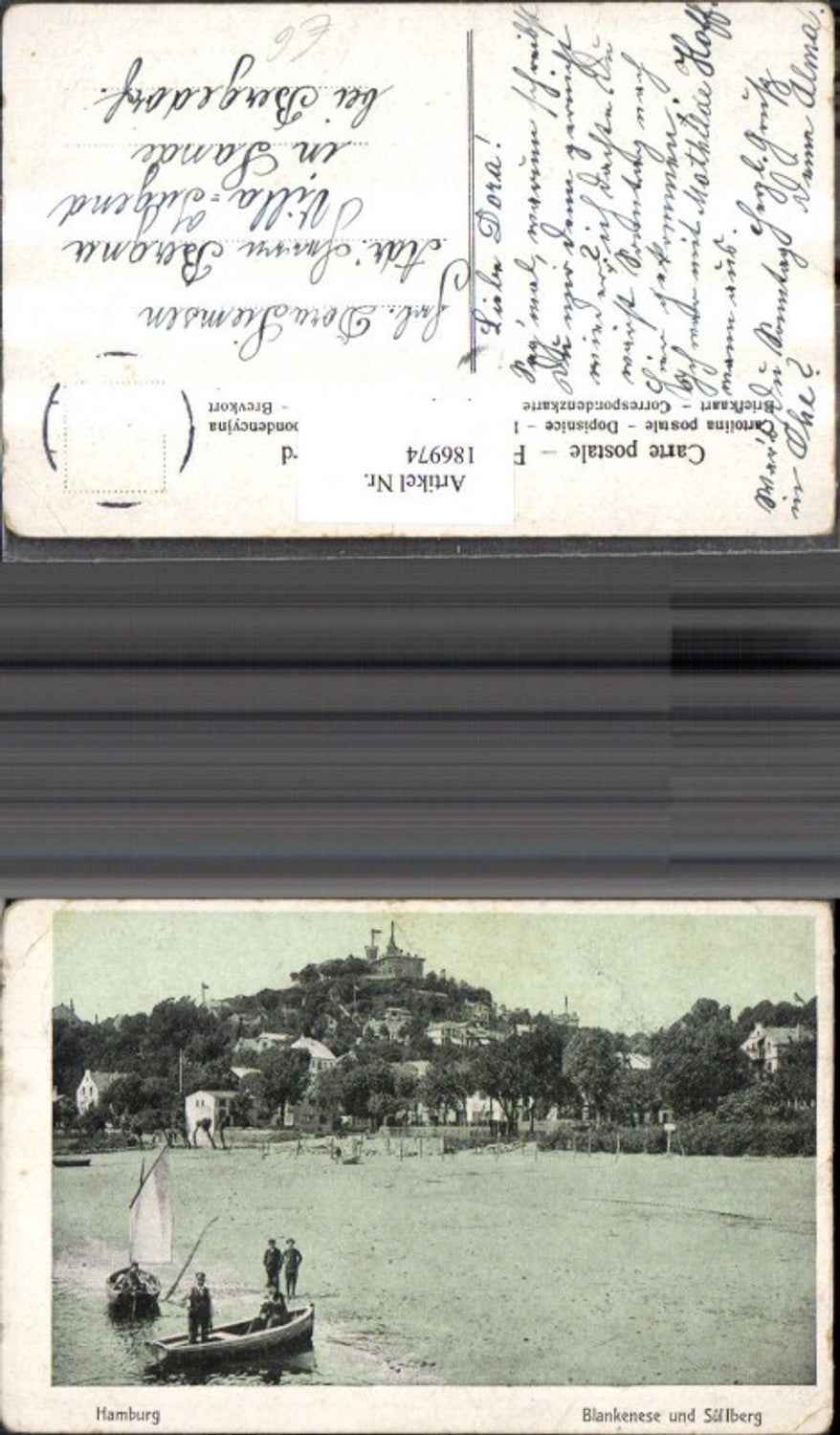 186974,Hamburg Blankenese u. Süllberg Boote