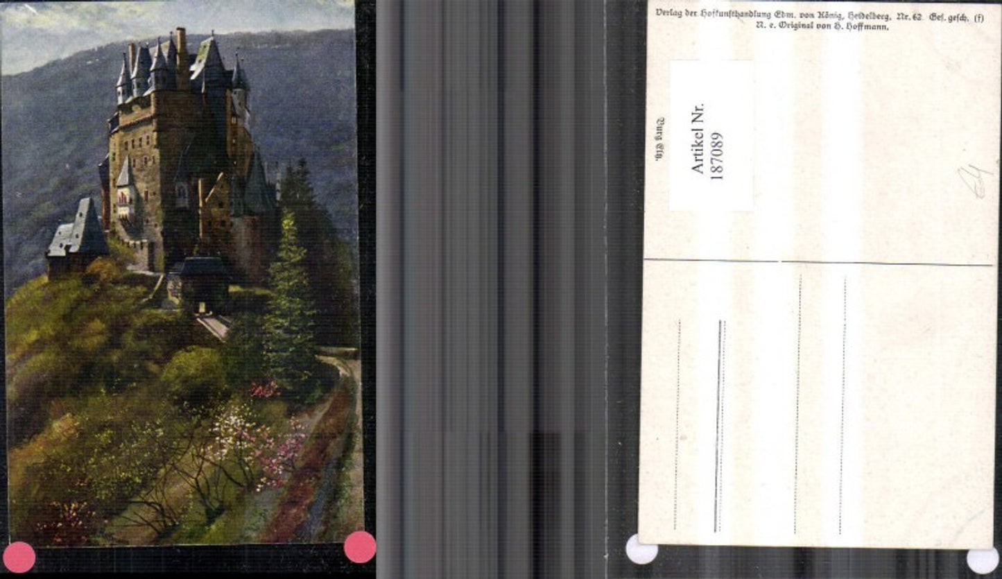 187089,Künstler Ak Heinrich Hoffmann Burg Eltz
