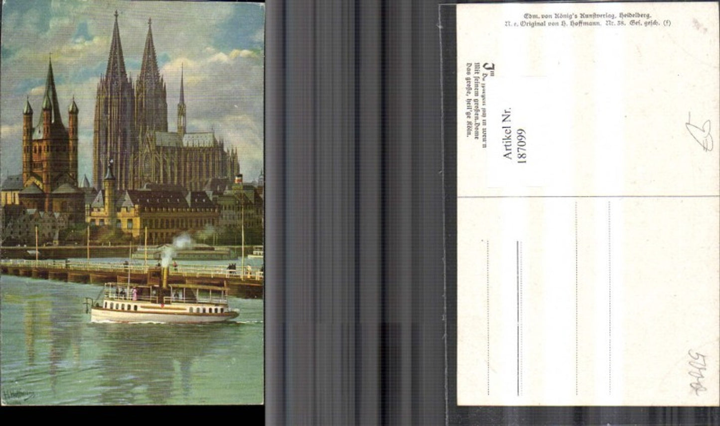 187099,Künstler Ak Heinrich Hoffmann Köln a. Rhein