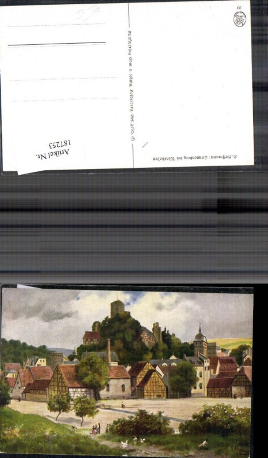 187253,Künstler Ak Heinrich Hoffmann Sonnenberg b. Wiesbaden