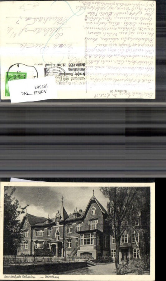 187363,Hamburg Krankenhaus Bethanien Mittelhaus