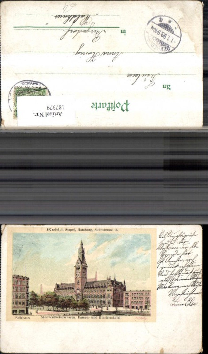 187379, Hamburg Town Hall Manufactured goods Ladies' and children's coats
