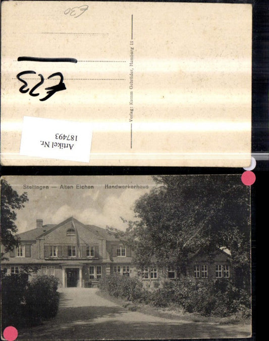 187493, Hamburg Stellingen Old Oak Craftsman's House