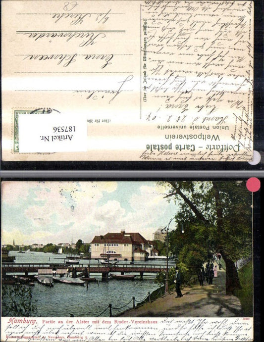 187536, Hamburg Partie ad Alster md Ruder Vereinshaus