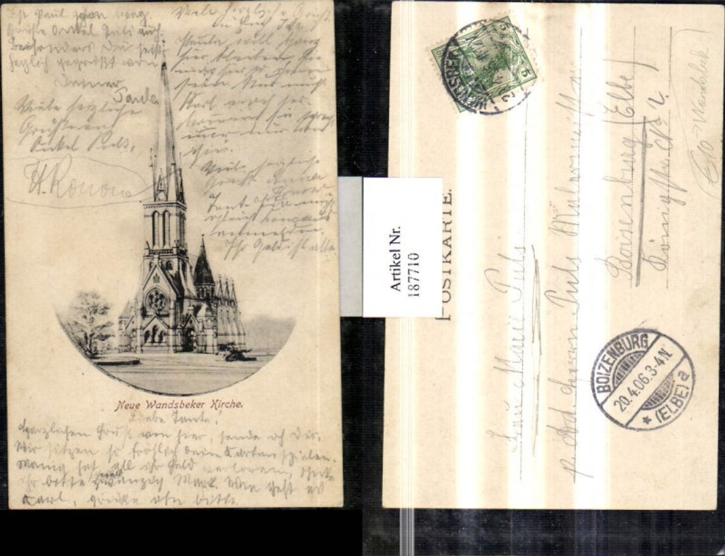 187710,Hamburg Wandsbek Neue Wandsbeker Kirche