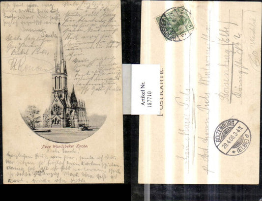 187710,Hamburg Wandsbek Neue Wandsbeker Kirche