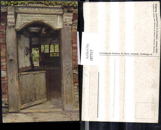 187717,Hamburg Eingang Hufnerhaus in Curslack
