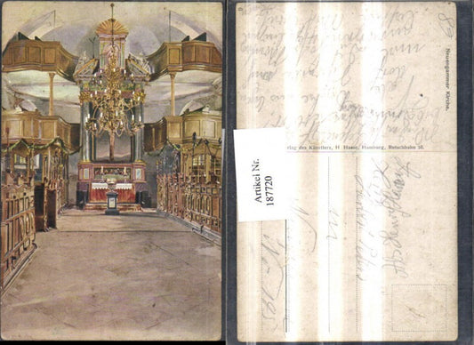 187720,Hamburg Neuengammer Kirche Innenansicht