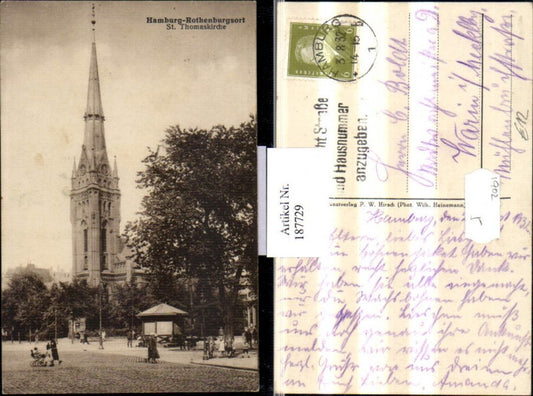 187729,Hamburg Rothenburgsort St. Thomaskirche Kirche