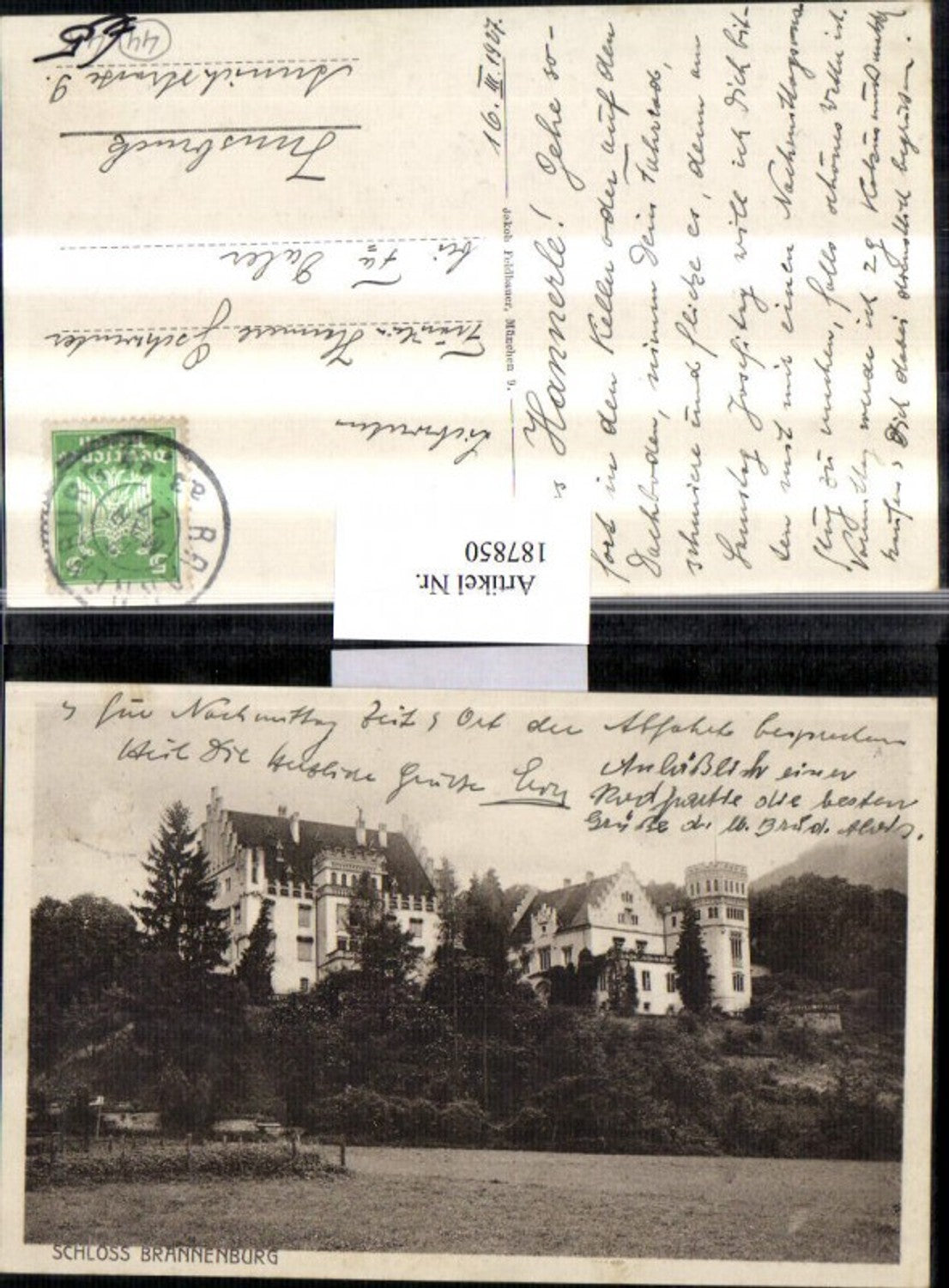 187850,Schloss Brannenburg b. Rosenheim