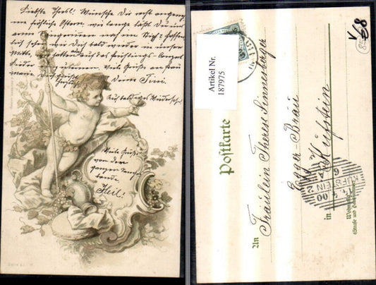187975, Congratulations Child with Chalice and Staff pub Wezel Naumann Series 52/11