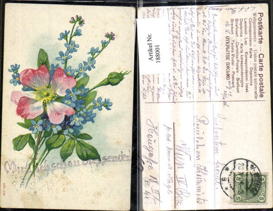 188001,Glückwunsch Blumen