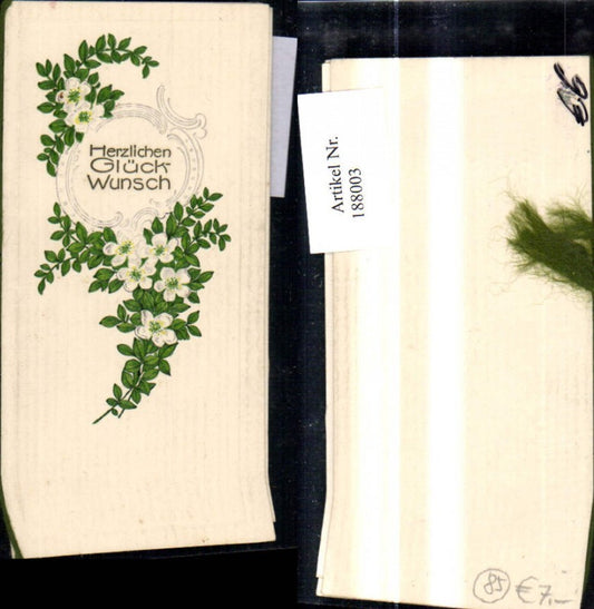 188003,Glückwunsch Billett Blumen Blätter
