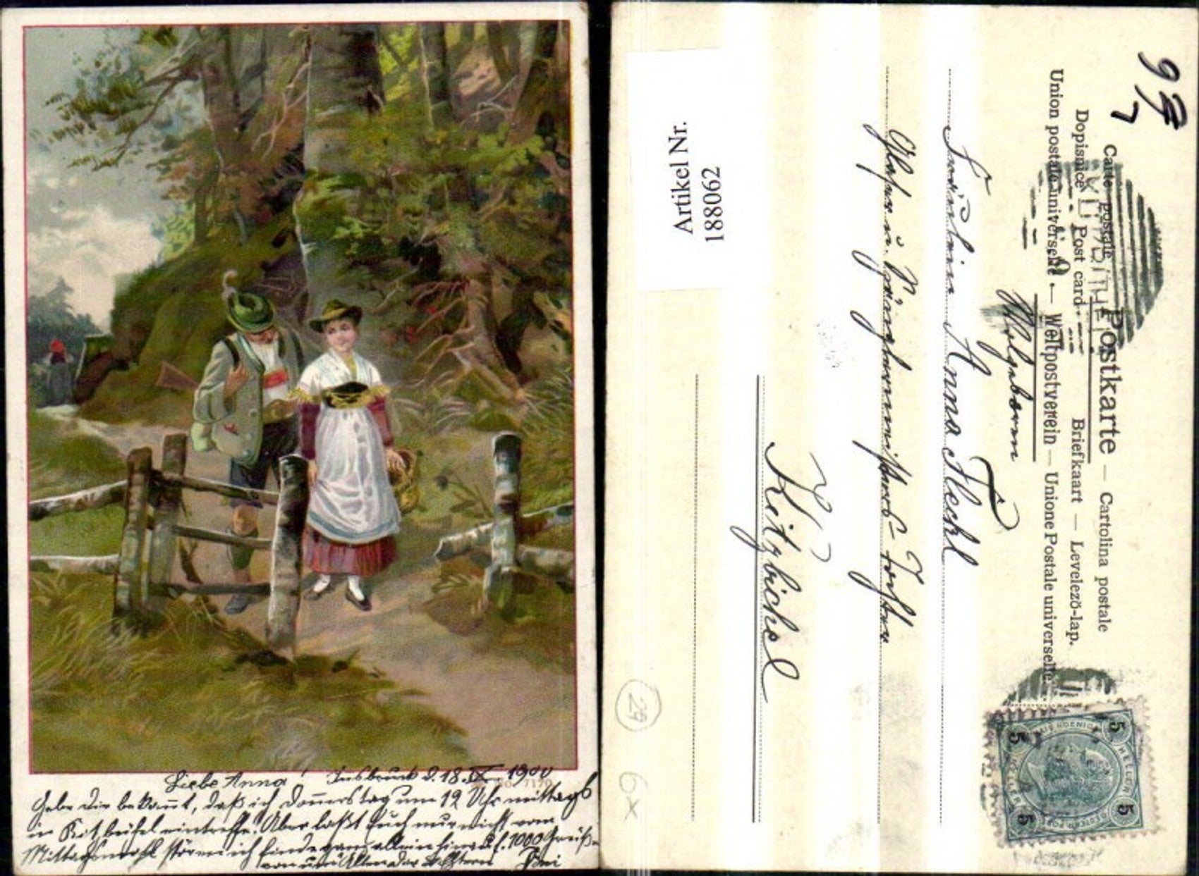 Alte Ansichtskarte – Old Postcard